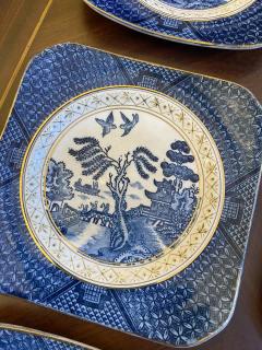 Conjunto em porcelana japonesa decoração “willow” - loja online