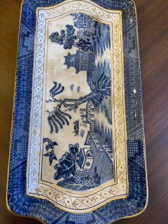 Conjunto em porcelana japonesa decoração “willow” na internet