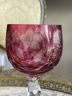 Taça cristal rosa - comprar online