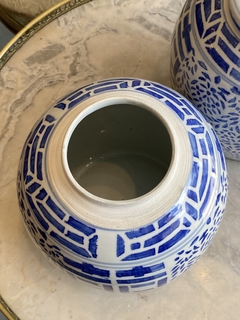 Par de Ginger Jars em porcelana chinesa na internet