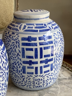 Imagem do Par de Ginger Jars em porcelana chinesa