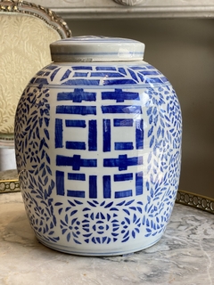 Ginger Jar em porcelana chinesa