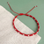 Pulsera Hilo Rojo 15 bolitas