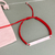 Pulsera Hilo Rojo Barrita (para grabar)