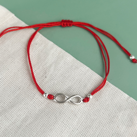Pulsera Hilo Rojo Infinito
