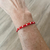 Pulsera Hilo Rojo 15 bolitas - comprar online