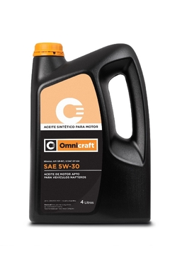 ACEITE OMNICRAFT 4 LITROS 5W30 100 % SINTETICO