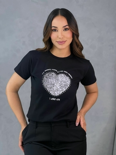 T-Shirts CLUB - Impressão Digital Coração - comprar online