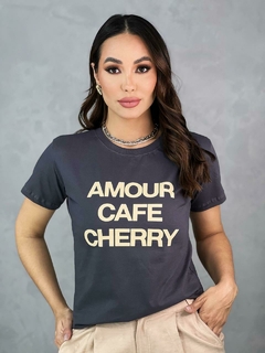 T-Shirts CLUB - AMOUR, CAFE, CHERRY