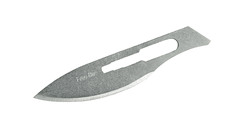 LÂMINA P/ BISTURI ESTÉRIL Nº 22 AÇO CARBONO - PARA CABO Nº 4  (Pct c/ 100 unid.)