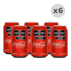 Coca Cola Sabor Original Lata 354ml x6