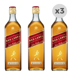 Whisky Johnnie Walker Red Label 1L x3