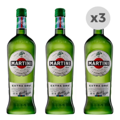Vermouth Martini Extra Dry Botella 1L x3