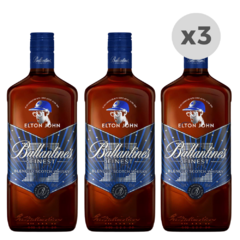 Whisky Ballantines Finest Elton John 700ml x3
