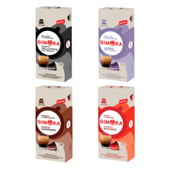 40 Cápsulas de Café Gimoka 4 Sabores Nespresso