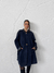 golden blue leather coat en internet