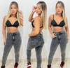 Calça Jeans Skinny Grafite