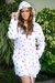 Bien Calentita!! Bata de Polar Estampada - comprar online