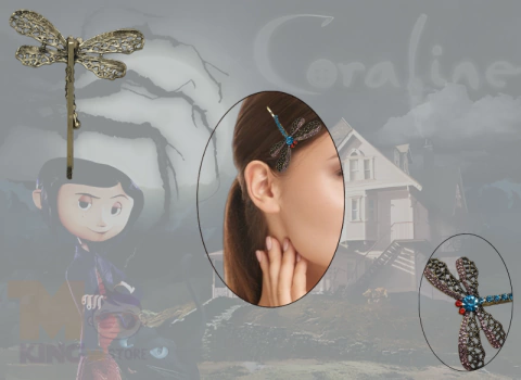 Grampo de Cabelo Libélula Coraline