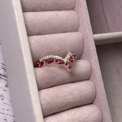 Anillo V rojo - comprar online