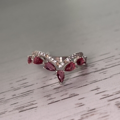 Anillo V rojo