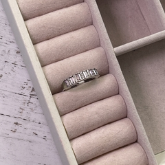 ANILLO CIRCONE ROSA/BLANCO - maruaccesorios