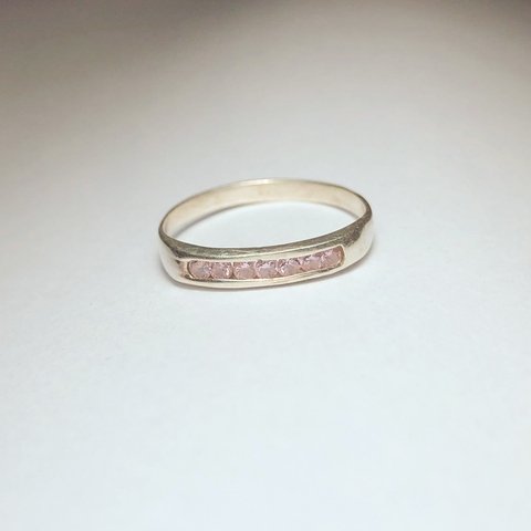 Anillo Piedra Circones Blancos