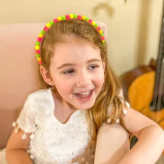 Tiara Coloridices Pompons