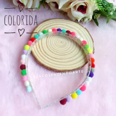 Imagem do Tiara Coloridices Pompons