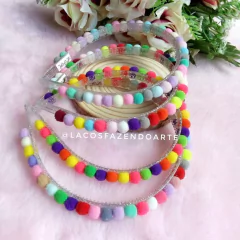 Tiara Coloridices Pompons - comprar online