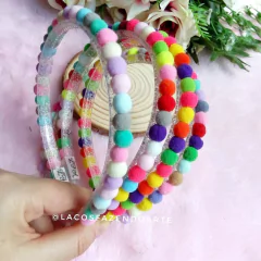 Tiara Coloridices Pompons - loja online