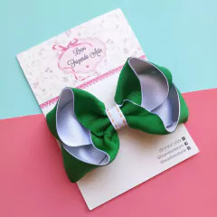 Laço escolar Nina G bicolor UNIDADE - comprar online