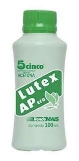 REMOVEDOR DE ESMALTE ACETONA CINCO LUTEX AP100ML