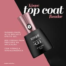 ESMALTE RISQUE GEL TOP COAT DIAMOND