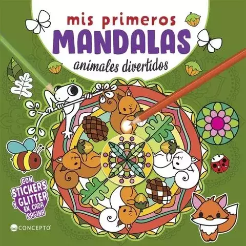 MIS PRIMEROS MANDALAS - ANIMALES DIVERTIDOS -