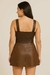Short Pollera Tableado Cuerina en internet