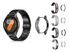 Combo Malla Acero Y Protector Para Samsung Watch 7, 40/44mm