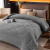Edredón City Blanco Flannel C/ Corderito Queen 2 1/2 Plazas - comprar online
