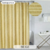Cortina De Baño Teflón + Ganchos Acero + Protector Lisa City Blanco - tienda online