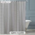 Cortina De Baño Teflón + Ganchos Acero + Protector Lisa City Blanco