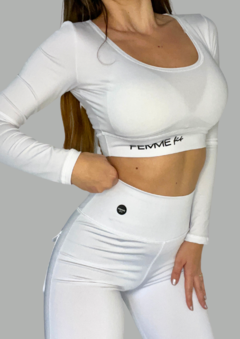 Tennis Top Long White