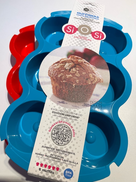 MUFFINERA 6 PORCIONES SI O SI