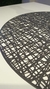 INDIVIDUAL PVC TEJIDO GRAFITO - comprar online