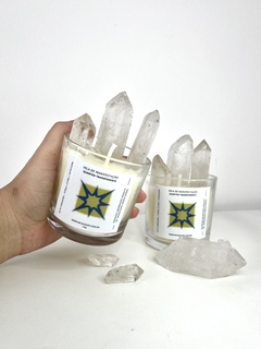 Vela de Manifestação - Quartzo Transparente - Musa Shop