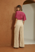 BLUSA CROPPED MANGA FLARE - ROSA PINK - Bellavivasse