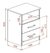 Mesa De Luz Express 48 X 36 X 62 Cm Mosconi - tienda online