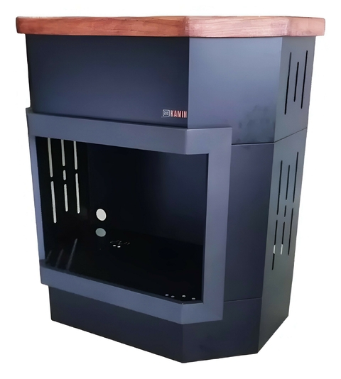 Hogar Metálico Kamin Frontal Tas Eme