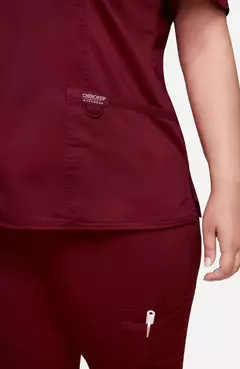 Blusa scrubs Cherokee transpassada para uniforme - loja online