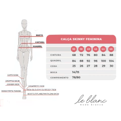 Calça feminina branca skinny - comprar online