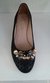 ZAPATO TACO MEDIO APLIQUE DE PIEDRAS - comprar online